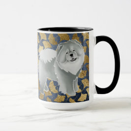 GINKGO die blaue Chow Tasse