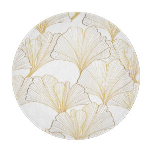 Ginkgo Gold: Luxuriöse Leaf-Vereinbarung Schneidebrett