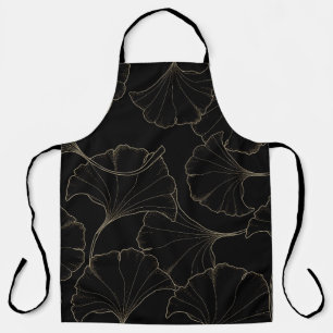 Ginkgo Gold: Luxus-Vintage-Design Schürze