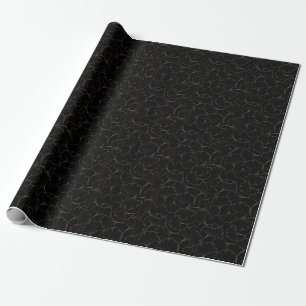 Ginkgo Gold: Vintages Luxus-Design Geschenkpapier