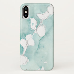 Ginkgo on Dusty Aquamarin - White Case-Mate iPhone Hülle