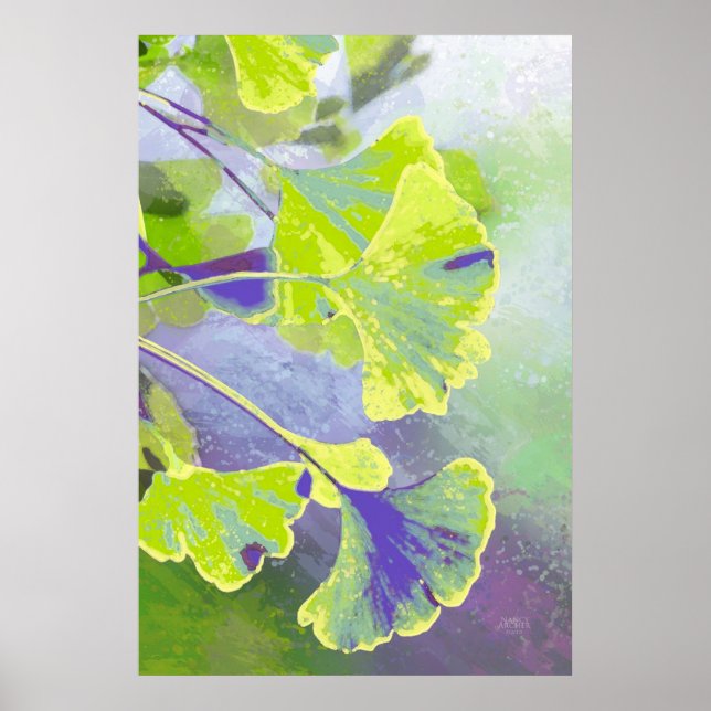 Ginkgo Print Poster (Vorne)