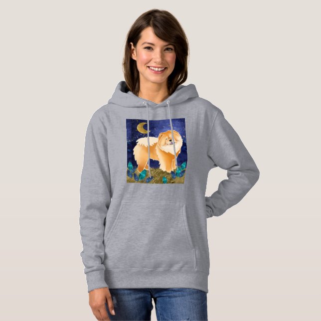 GINKGO the Chow   - Red-Hooded Sweatshirt (Vorne ganz)