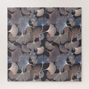 Ginkgo verlasse: elegantes natürliches Muster. Puzzle