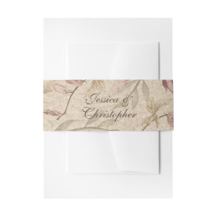 Ginkgo Watercolor Floral Wedding Bly Band