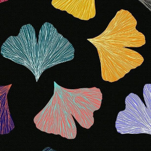Ginkgoblätter-Muster Zweifarbige Tasse