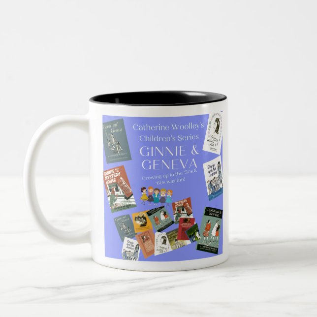 Ginnie & Geneva - Timeless Book Series Two Tone Co Zweifarbige Tasse (Links)