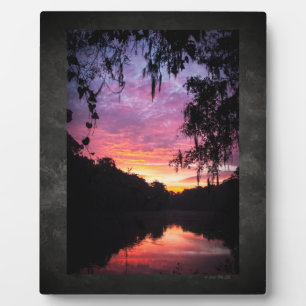 Ginnie Springs River Sunrise Acrylic Wall Art Fotoplatte