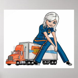 Ginormica Susan Murphy von Monsters vs. Aliens Poster