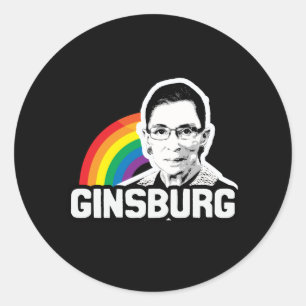 Ginsburg Pride Runder Aufkleber