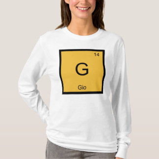 Gio Name Chemistry Element Periodic Table T-Shirt
