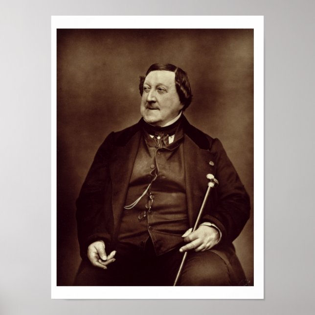 Gioacchino Rossini (1792-1868) von "Galerie Conte Poster (Vorne)