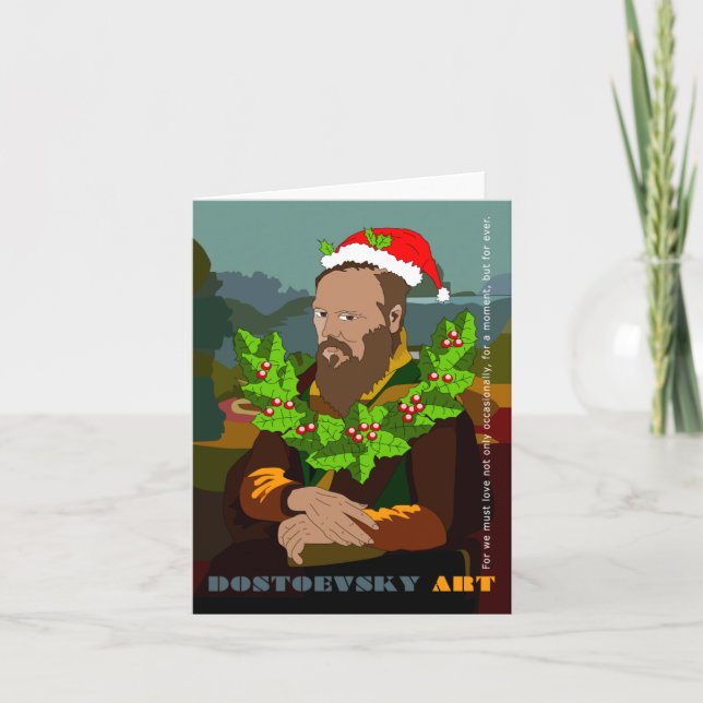 "Gioconda" Dostoevsky Art Note Card Karte (Vorderseite)