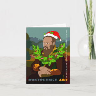 "Gioconda" Dostoevsky Art Note Card Karte