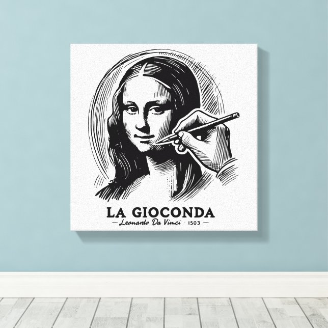 Gioconda Leinwanddruck (Insitu (Holzboden))