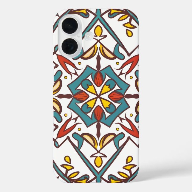 giometrisches Mosaik, Mandala-Muster Case-Mate iPhone Hülle (Rückseite)
