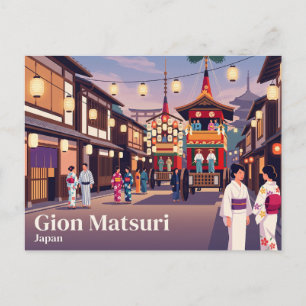 Gion Matsuri Japan Postkarte