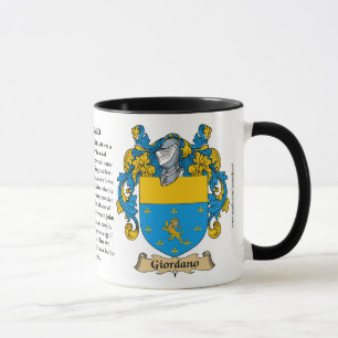 Giordano-Familien-Wappen Tasse