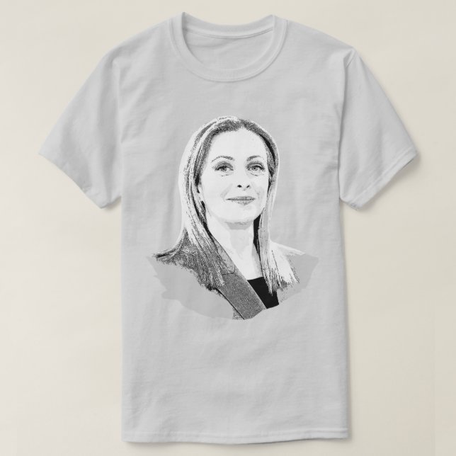 Giorgia Meloni T-Shirt (Design vorne)