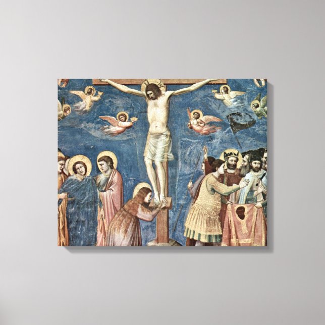Giotto di Bondone - Crucifixe Leinwanddruck (Vorderseite)