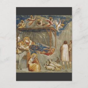 Giotto di Bondone Die Geburt Christi Fine Art Samm Postkarte