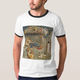 Giotto di Bondone Die Geburt Christi Fine Art Samm T-Shirt