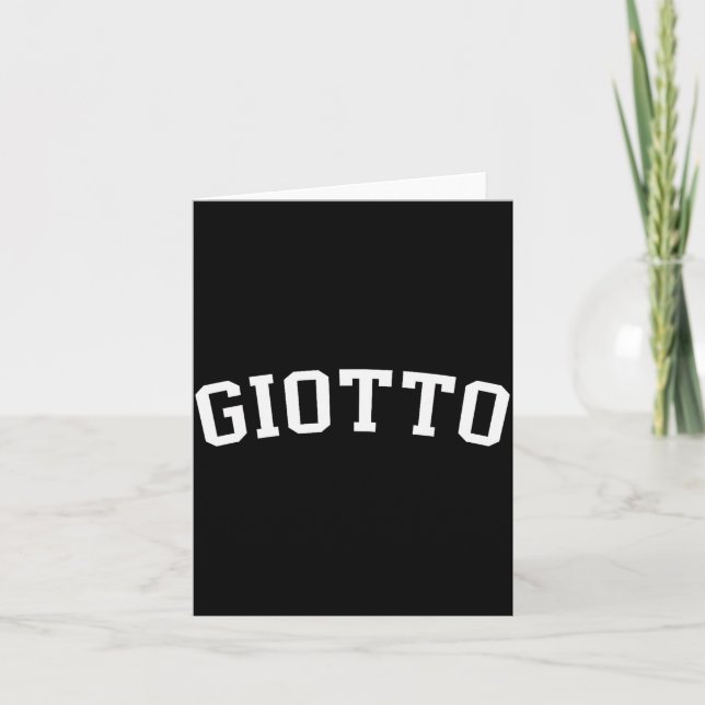 Giotto  karte (Vorderseite)