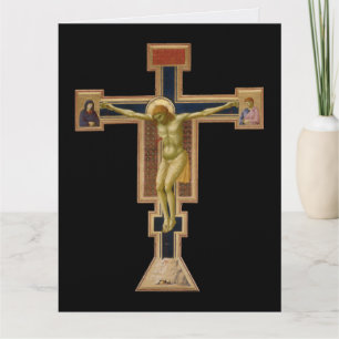 Giotto-Kreuzigung circa 1290 - 1295 Sympathie-Kart Dankeskarte