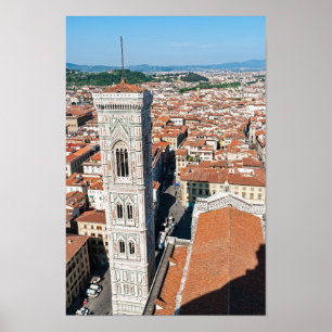 Giotto's Campanile - Florenz, Toskana, Italien Poster