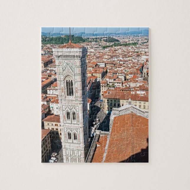 Giotto's Campanile - Florenz, Toskana, Italien Puzzle (Vertikal)