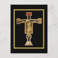 Giotto's Kruzifix 1290 - 1295 Postkarte