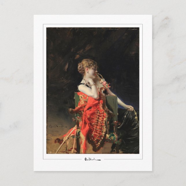 Giovanni Boldini #348 - Fine Art Postcard Postkarte (Vorderseite)
