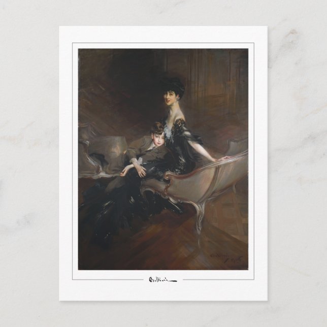 Giovanni Boldini #64 - Fine Art Postcard Postkarte (Vorderseite)