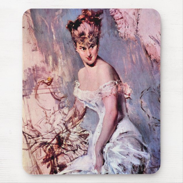 Giovanni Boldini - der Schauspielerin Alice Mousepad (Vorne)
