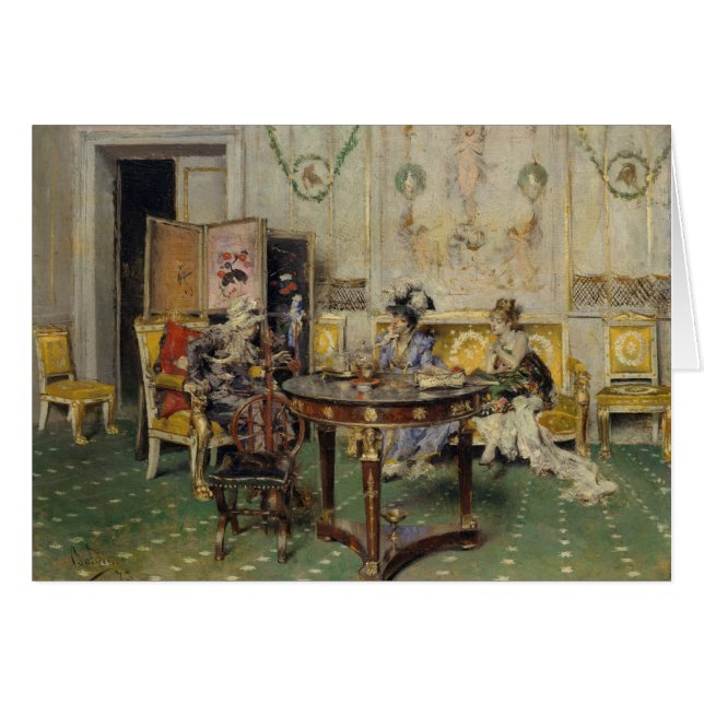 Giovanni Boldini - Gossip (Vorderseite (Horizontal))