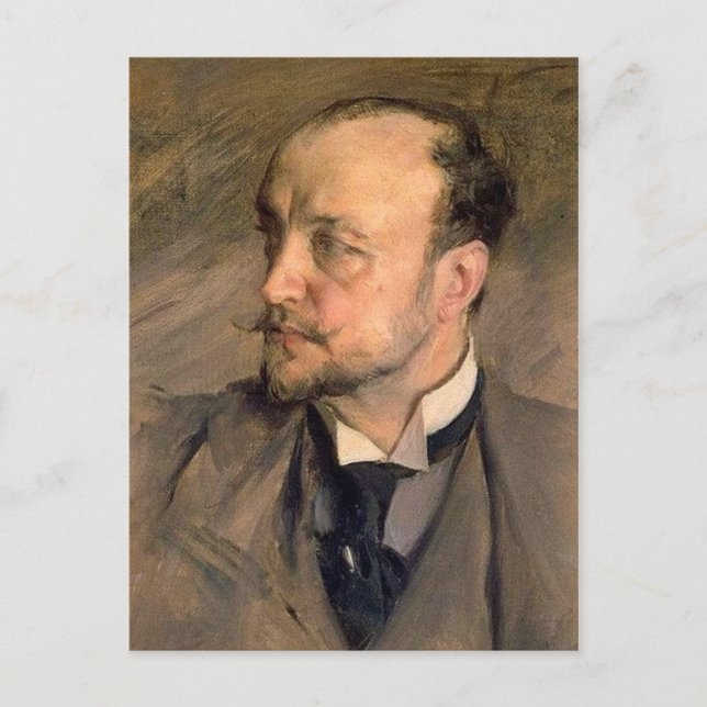 Giovanni Boldini Selbstporträt Postkarte (Vorderseite)