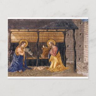 Giovanni_Di_Francesco_Del_Cervelliera_-_Nativity_a Postkarte
