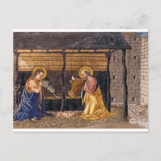 Giovanni_Di_Francesco_Del_Cervelliera_-_Nativity_a Postkarte