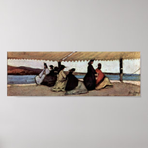 Giovanni Fattori - Die Rotunda von Palmieri Poster