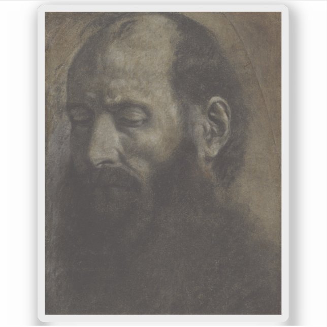 Giovanni Girolamo Savoldo - Saint Paul Aufkleber (Vorderseite)