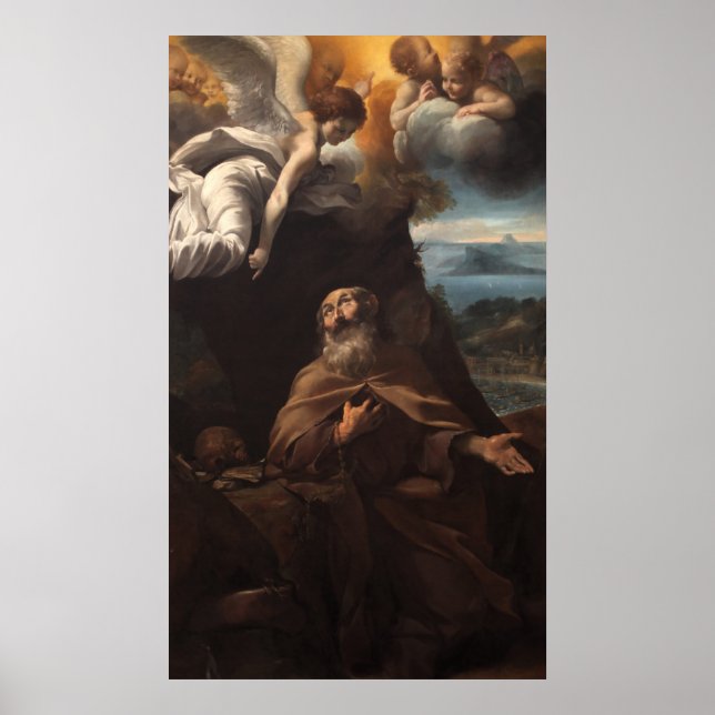 Giovanni Lanfranco - St Conrad Confalonieri - 1618 Poster (Vorne)