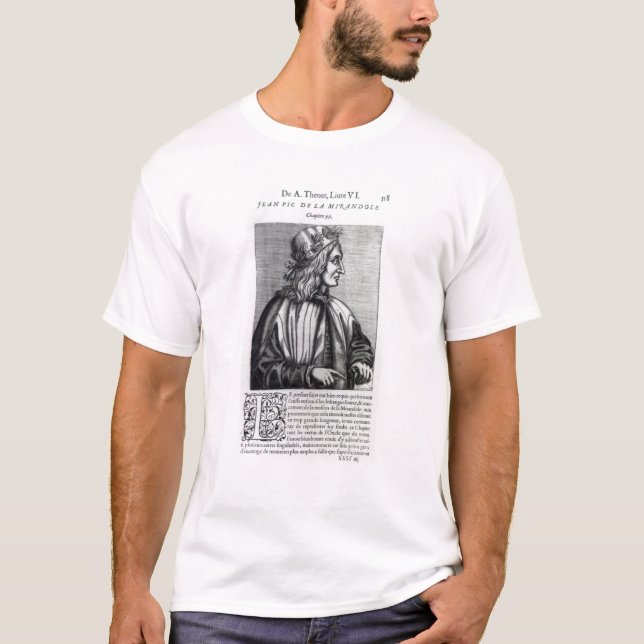 Giovanni Pico della Mirandola, von T-Shirt (Vorderseite)