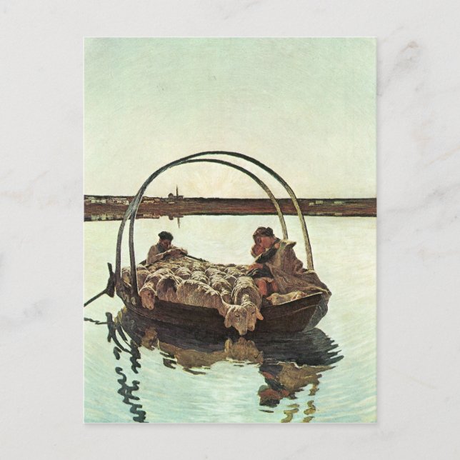 Giovanni Segantini - Ave Maria Postkarte (Vorderseite)