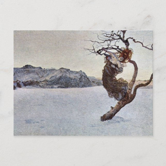 Giovanni Segantini - Die bösen Mütter Postkarte (Vorderseite)