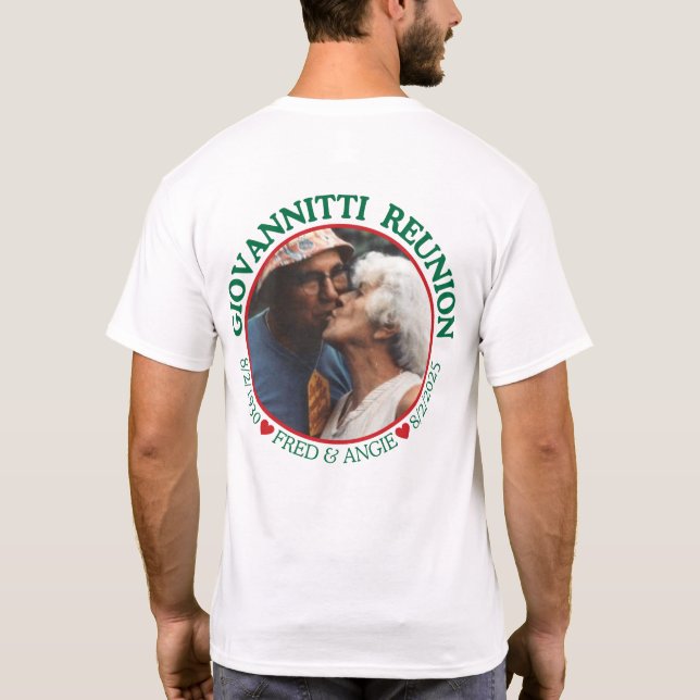 Giovannitti Family Wiedersehen 2025 T-Shirt (Rückseite)