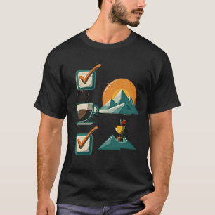 Gipfel-Checkliste Kaffee-Erfolg & Berg T-Shirt