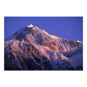 Gipfel des Denali-Gipfels (Mt. McKinley): Fotodruck