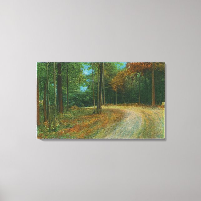 Gipfel des mittleren Ravins auf dem Schlachtfeld v Leinwanddruck (Vorderseite)