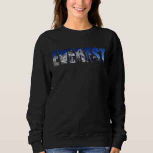 Gipfel des Mount Everest Sweatshirt