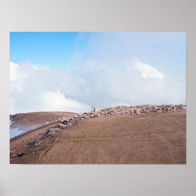 Gipfel des Pikes Peak Poster (Vorne)